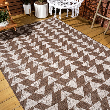 Andratx Modern Tribal Geometric Indoor/outdoor Area Rug